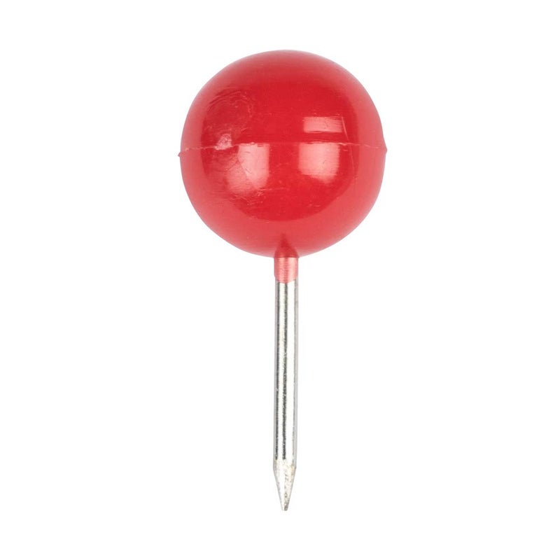 JAM PAPER Colorful Push Pins - Round Head Map Thumb Tacks - Red Pushpins - 100/Pack - Image 4